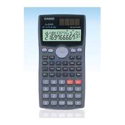 Casio fx-115MS Manuel utilisateur | Fixfr
