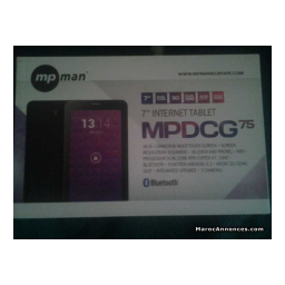 MPMan MPDCG 75 Mode d'emploi | Fixfr