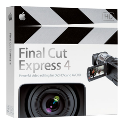 Apple Final Cut Express 4 Manuel utilisateur | Fixfr