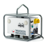 Wacker Neuson FUE 1/048/240 Portable Frequency Converter Manuel utilisateur