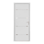 Castorama Porte d'entr&eacute;e aluminium Alexia gris 80 x h.215 cm poussant droit Manuel utilisateur