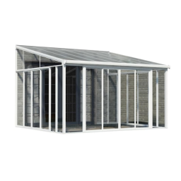 CHALET ET JARDIN Toit Couv'Terrasse® 4 x 4 m blanc Manuel utilisateur | Fixfr
