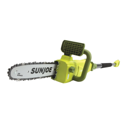 Sun Joe SWJ807E-PRP Electric Convertible Pole Chain Saw Manuel du propriétaire | Fixfr