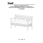 Powell Company Chelsea White Console with Reversible Drawer Fronts Guide d'installation