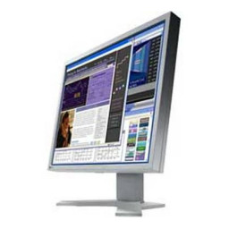 EIZO FlexScan L788: Manuel d'utilisation + IA | Fixfr