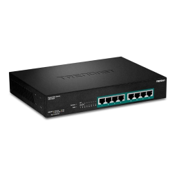 Trendnet TPE-TG80F 8-Port Gigabit Full Power PoE+ Switch Fiche technique | Fixfr