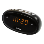 Denver EC-420NR Digital alarm clock Manuel utilisateur