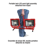 King Canada KC-3602LED-ST 7,500 LUMENS LED WORK LIGHT WITH TRIPOD Manuel utilisateur