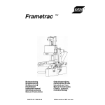 ESAB Frametrac Manuel utilisateur