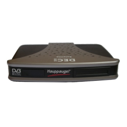 HAUPPAGE DEC-3000 Manuel utilisateur | Fixfr