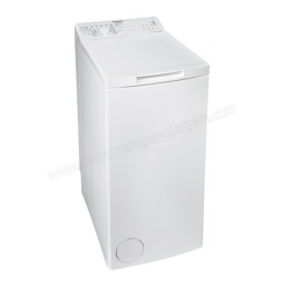 HOTPOINT/ARISTON WMTL 602 L FR Washing machine Manuel utilisateur | Fixfr
