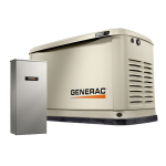 Generac 14 kW G0072250 Standby Generator Manuel utilisateur