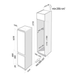 De Dietrich DRC1027J Integrated Fridge Freezer Manuel utilisateur