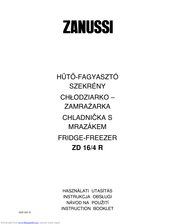 Zanussi ZD 16/9 R : Notice d'Utilisation + AI Chat | Fixfr