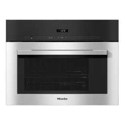 Miele DG 2740 Fours vapeur encastrable Manuel utilisateur | Fixfr