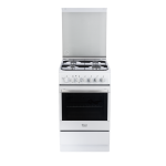 HOTPOINT/ARISTON H5GSH2AF (W) RU Cooker Manuel utilisateur