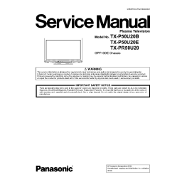 Panasonic TX32PX30D Operating instrustions | Fixfr