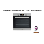 Whirlpool FA3 540 H IX HA Manuel utilisateur