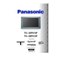 Panasonic TX29PX10F Operating instrustions | Fixfr