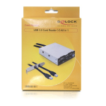 DeLOCK 91700 USB 3.0 Card Reader 3.5 65 in 1 Fiche technique