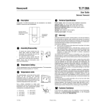 Honeywell TL7130A Manuel utilisateur