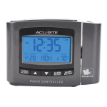 AcuRite Atomic Projection Clock with Indoor Temperature Manuel utilisateur