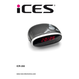 Ices ICR-200 Manuel utilisateur | Fixfr