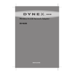 Dynex DX-NUSB Wireless-N USB 2.0 Adapter Manuel utilisateur