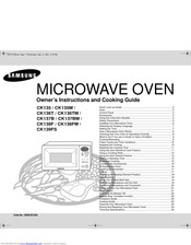 Samsung CK136TM Manuel du propriétaire | Fixfr