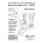 ProForm Space Saver B700 Manuel | IA Chat + PDF