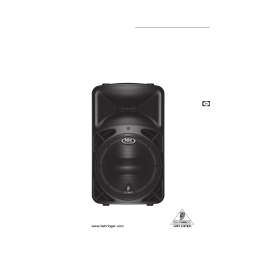 Behringer B412DSP Loudspeaker Manuel du propriétaire | Fixfr