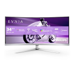 Evnia 34M2C7600MV/57 Evnia Curved Gaming Monitor Moniteurs gaming WQHD Manuel utilisateur