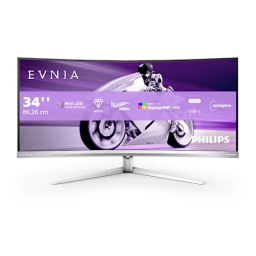 Evnia 34M2C7600MV/57 Evnia Curved Gaming Monitor Moniteurs gaming WQHD Manuel utilisateur | Fixfr