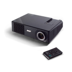 Acer X1160 Projector Manuel utilisateur