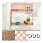 Outsunny 845-320 Outdoor Garden Potting Bench Mode d'emploi