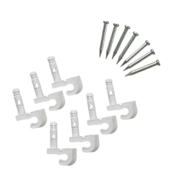 ClosetMaid Preloaded Back Wall Clips for Wire Shelving (7-Pack) Guide d'installation | Fixfr
