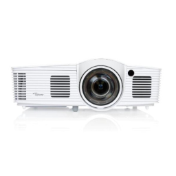 Optoma EH200ST projector Manuel utilisateur | Fixfr