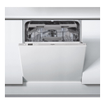 Whirlpool WIC 3C26 F Dishwasher Manuel utilisateur
