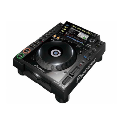 Pioneer CDJ-2000 Manuel du propriétaire | Fixfr