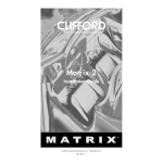 Clifford Matrix 2 Owner's Manual