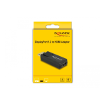 Delock 63586 Adaptateur DP vers HDMI + Chat IA