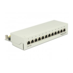 DeLOCK 43380 19&Prime; Fibre Patch Panel 24 port SC Simplex blue Fiche technique