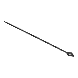 DeLOCK 19568 Beaded Cable Tie reusable L 150 x W 2.4 mm black 100 pieces Fiche technique | Fixfr