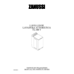 Zanussi TL896V Manuel utilisateur