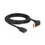 DeLOCK 87084 DisplayPort extension cable male 90&deg; upwards angled to female 8K 60 Hz 3 m Fiche technique