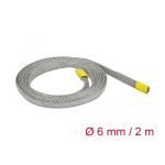 DeLOCK 20789 Braided sleeve for EMC shielding stretchable 2 m x 15 mm Fiche technique