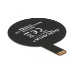 DeLOCK 12707 NFC 13.56 MHz Antenna SMT FPC round internal black self-adhesive  Fiche technique