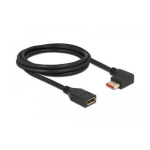 DeLOCK 87091 DisplayPort extension cable male 90&deg; downwards angled to female 8K 60 Hz 2 m Fiche technique