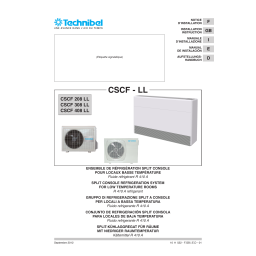 TECHNIBEL 387105987 UnitÃ©s intÃ©rieures console Guide d'installation | Fixfr