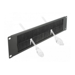 DeLOCK 66678 10″ Cable support rail bracket shape 1U black Fiche technique | Fixfr